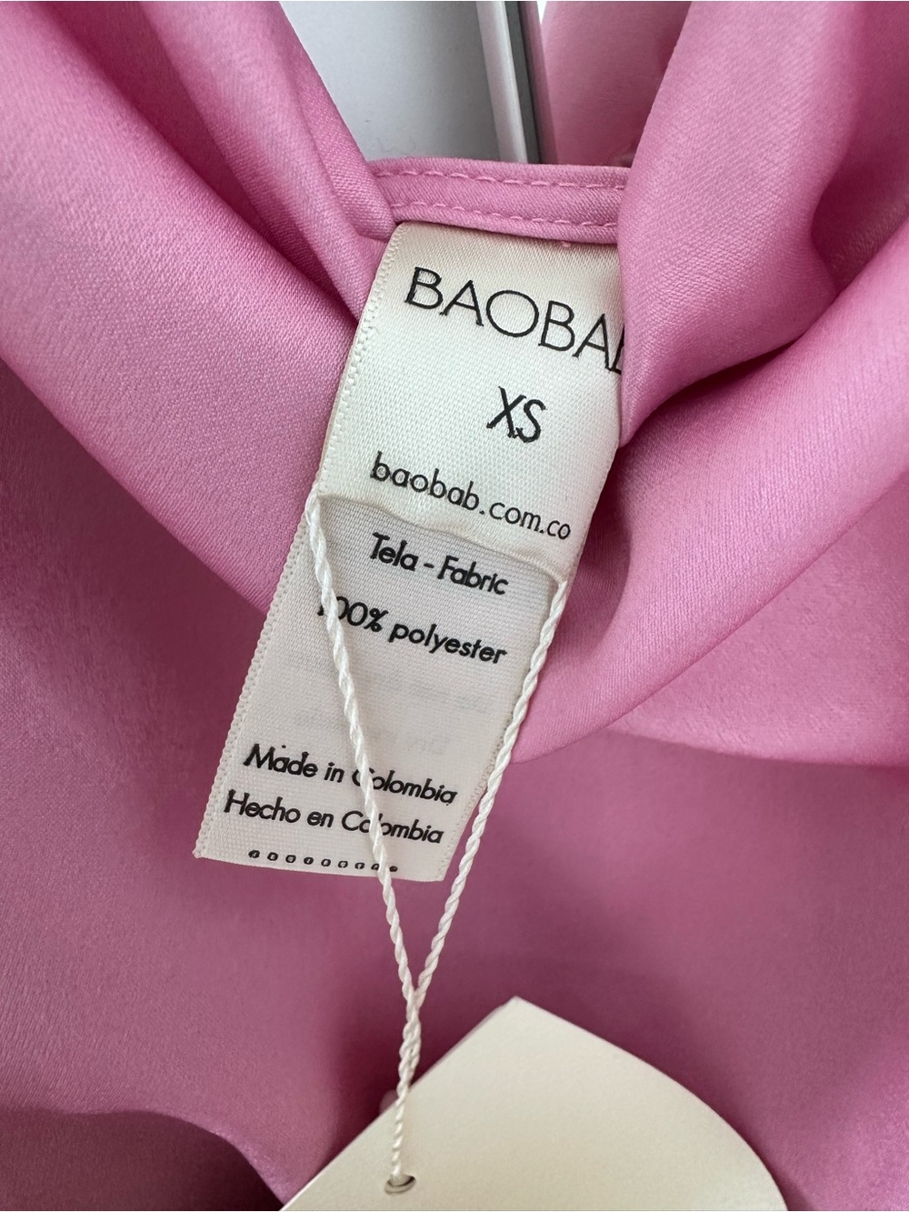 Baobab Collection Tina Dress Pink and Olive Ombre - Picture 4 of 4